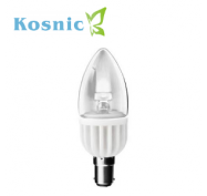 Kosnic Small Bayonet Cap (B15) 3W Clear Candle Lamp (20W)