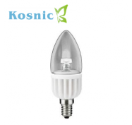 Kosnic Small Screw Cap (E14) 3W Clear Candle Lamp (20W)