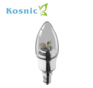 Kosnic Small Screw Cap (E15.5) 5.5W Clear Candle Lamp (40W)