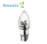 Kosnic Screw Cap (E27) 5.5W Clear Candle Lamp (40W)