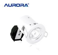 Aurora Fire-rated GU10 Square Pressed Steel Fixed Downlight
