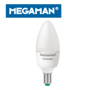 Megaman Small Screw Cap (E14) 7W LED Opal Candle Lamp (60W) - Dimmable