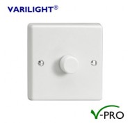 Varilight V-Pro LED Dimmer Switch 1 Gang (2 Way)